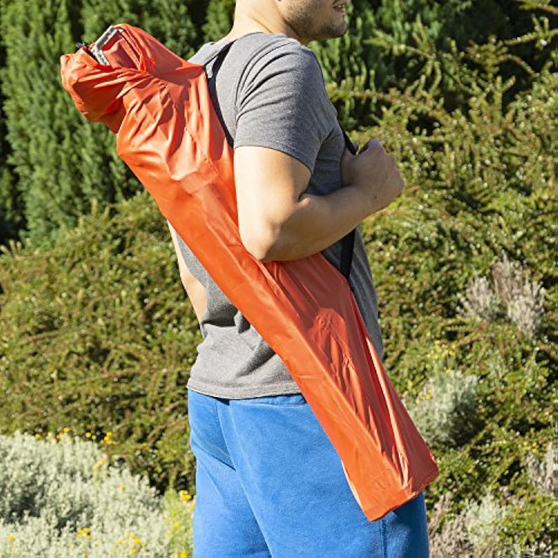 Highlander Camping Chair - Compact & Lightweight Folding Chair, 2.2kg, Portable Chair for Outdoors, Durable Steel Frame Arm Chair with Cup Holder