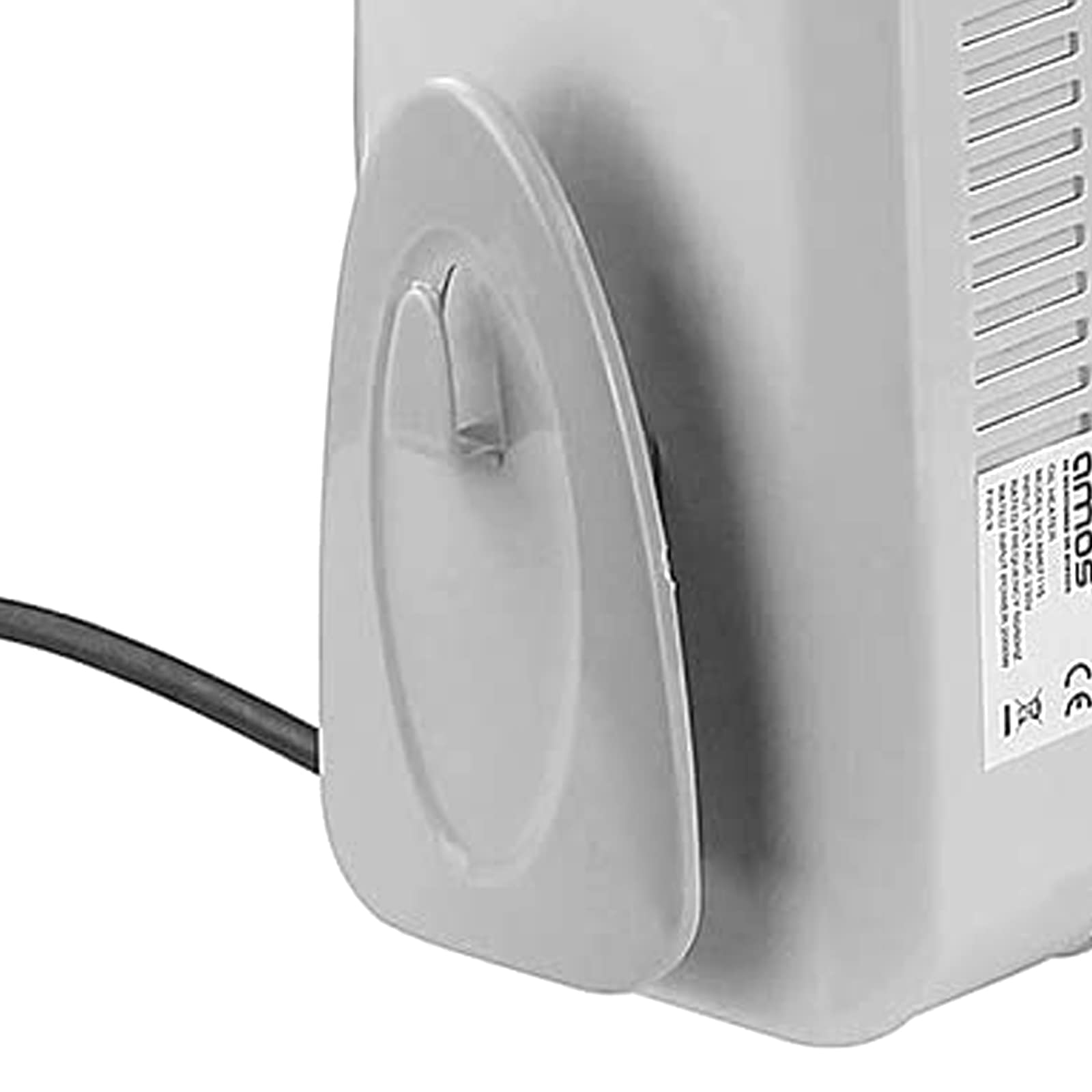 AMOS 1500W Electric Oil Filled Radiator Heater 7-Fin Portable Thermostat Heating Appliance with 3 Heat Settings, Safety Shut Off, and Power Indicator Light