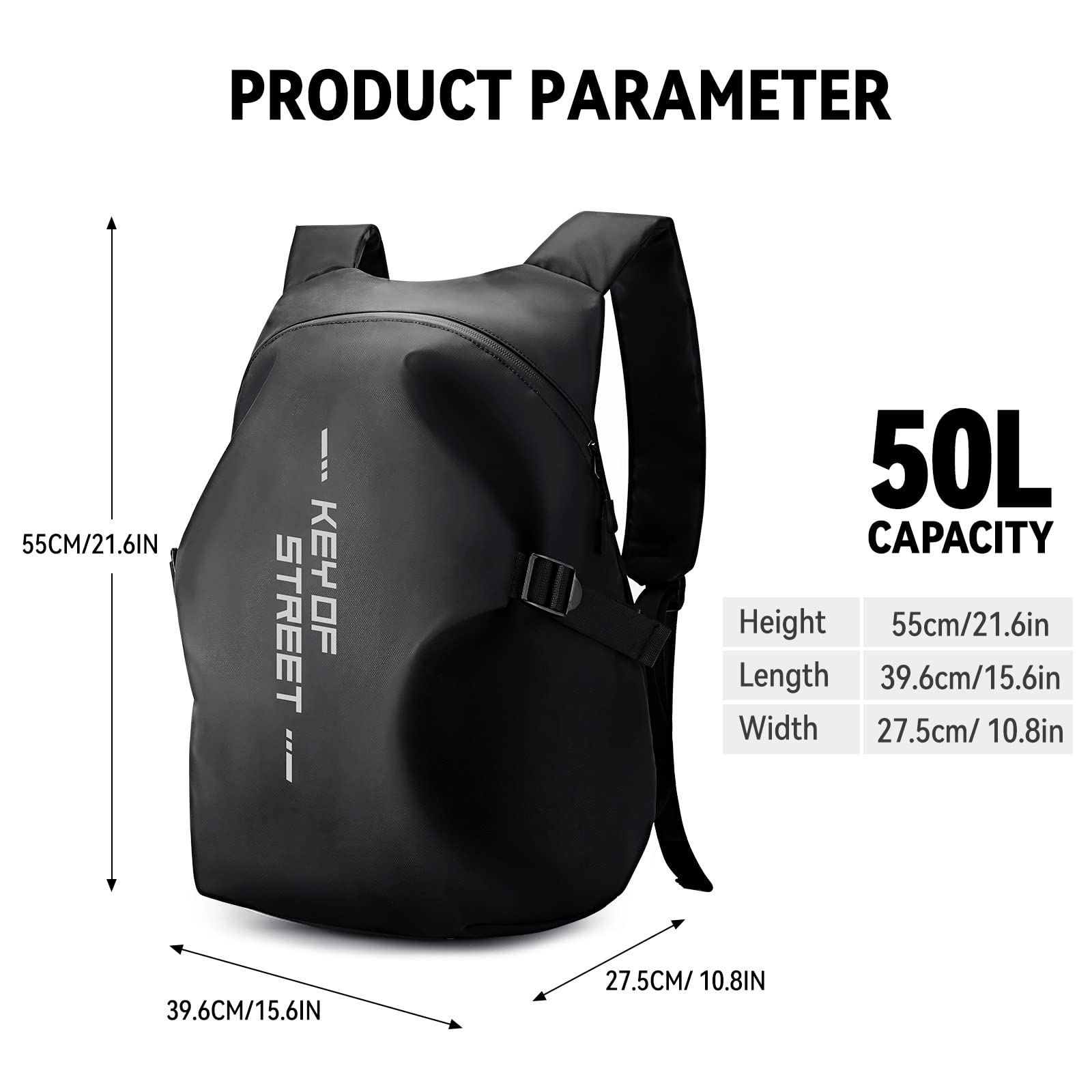 HYC00 Motorcycle Backpacks for Men Women Waterproof Motorbike Helmet Bag,Motorcycle Accessories,Motorcycle Helmet Backpack,Laptop Rucksack Travel Backpacks School Bags Hiking Treeking Rucksack Daypack