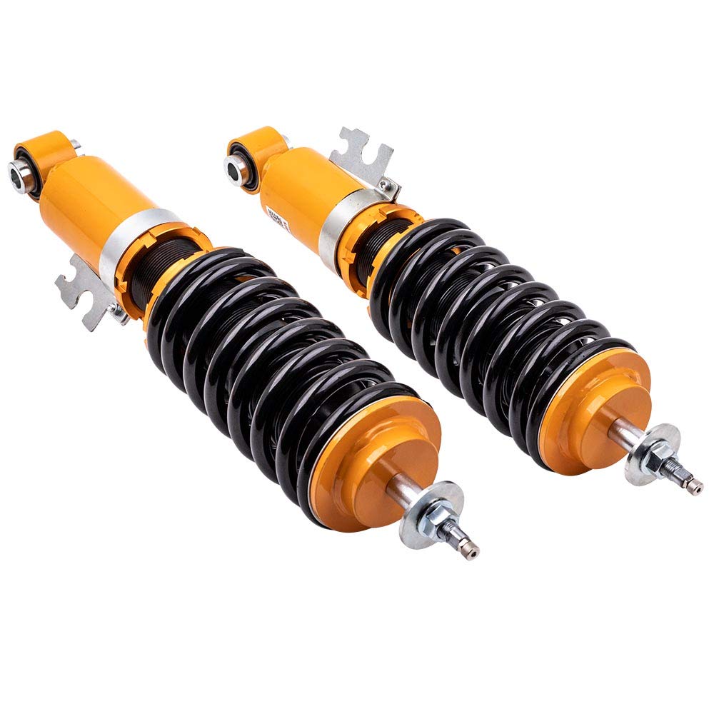 maXpeedingrods Height Adjustable Coilover Lowering Spring Shock Absorber Kit for S R53 Mk I (2002-2006)