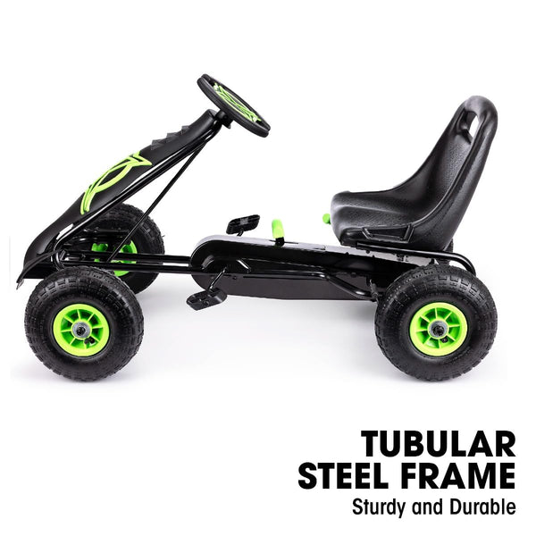 Xootz Pedal Go Kart | Venom and Viper Kids Ride-On Race Car with Gears, Handbrake and Adjustable Seat, Multiple Styles