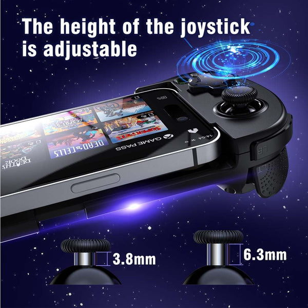 ShanWan Mobile Gaming Controller for Android/iOS, Phone controller for iPhone15, Bluetooth connection, PS Remote Gaming Xbox Cloud Steam Link GeForce NOW MFi Apple Arcade Gaming