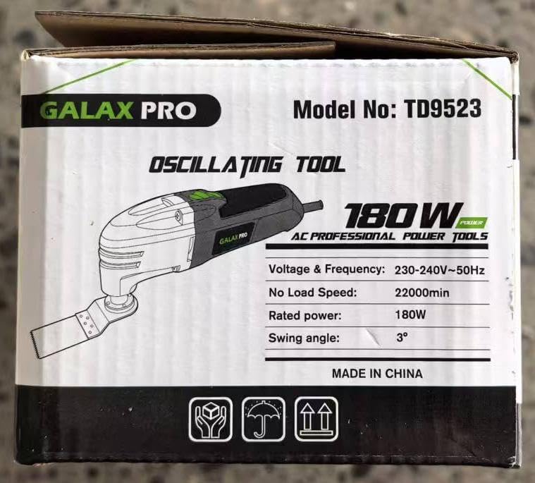 GALAX PRO Oscillating Tool, 400W Multifunction Tool,6 Variable Speed - Oscillating Vibration Angle 4 Degrees,Quick Change System with 30 PCS Accessories for Cutting, Sanding and Grinding