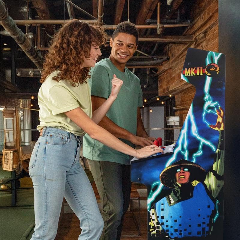 Arcade1Up Mortal Kombat Classic SE Arcade Game Machine – 1.22 Meter Cabinet, 13 Classic Video Games, 39.62 cm IPS Display, Easy Assembly, Perfect for Home Gaming