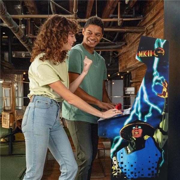 Arcade1Up Mortal Kombat Classic SE Arcade Game Machine – 1.22 Meter Cabinet, 13 Classic Video Games, 39.62 cm IPS Display, Easy Assembly, Perfect for Home Gaming