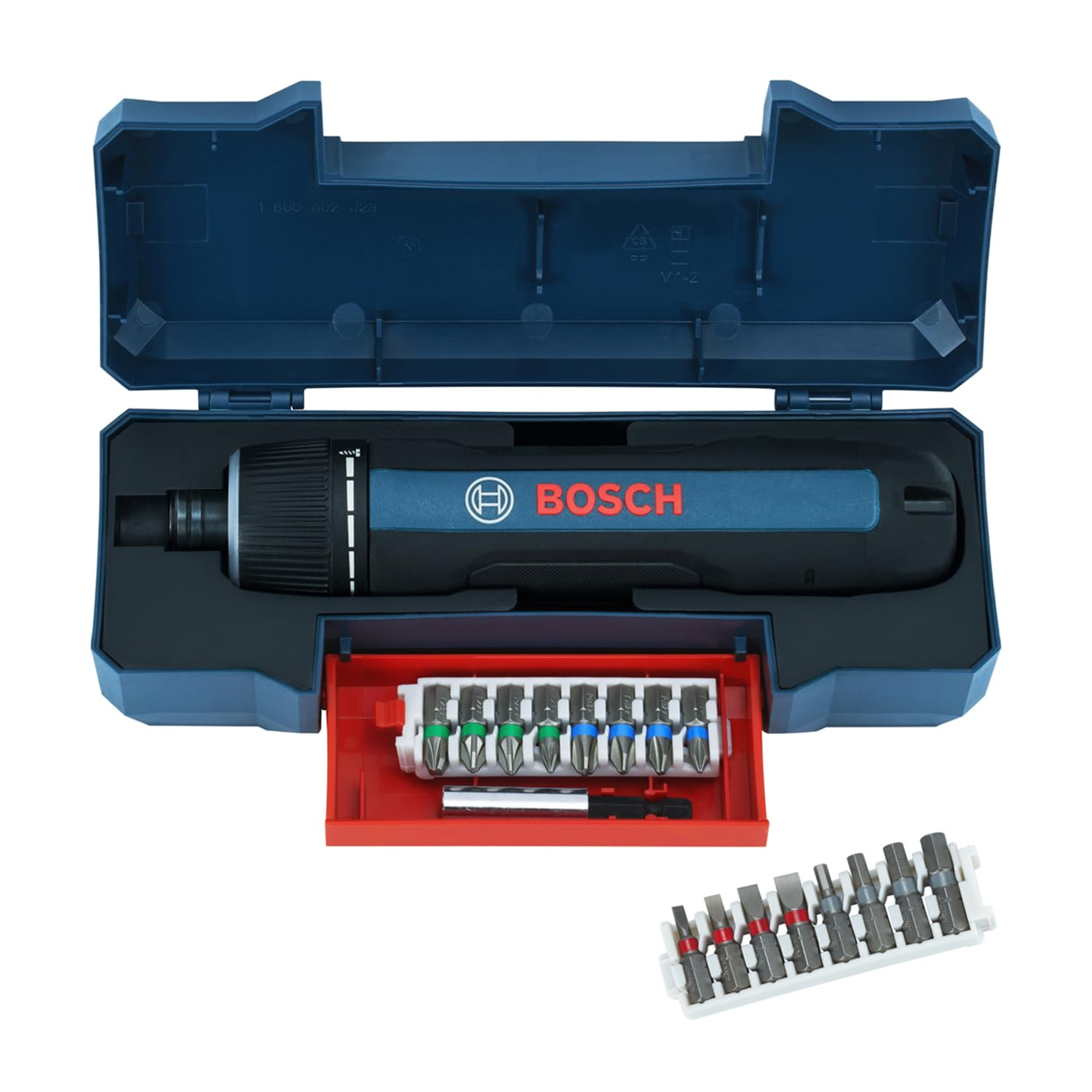 Bosch Professional Screwdriver Bosch GO 3 (incl. 8pcs bit Set, bit Holder, USB-C Cable, Mini Case)