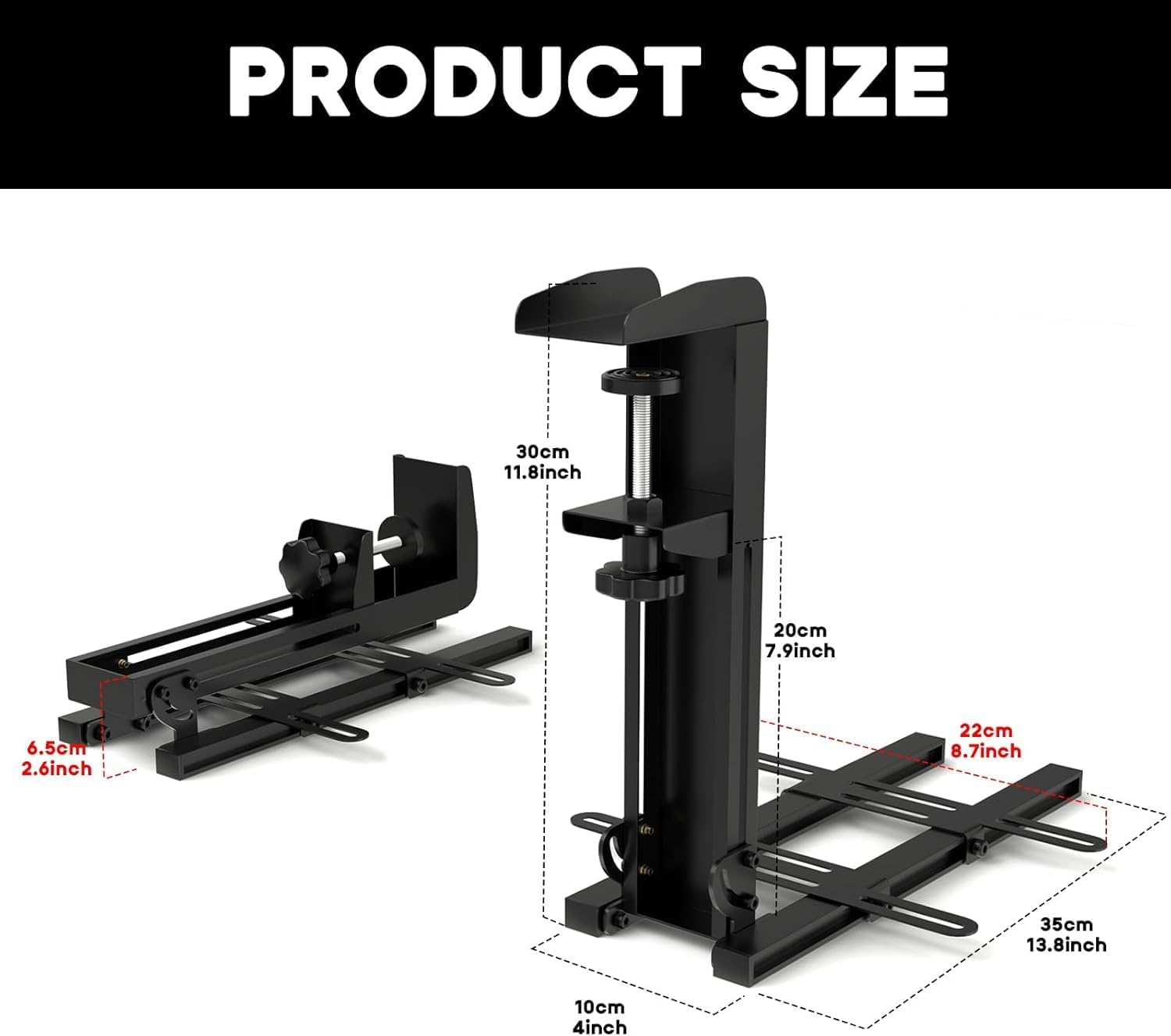 DIWANGUS UK 2-PACK Hotas Desk Mount, Joystick Mount for Flight Sim Game, Suitable for Thrustmaster T16000M FCS/TCA/T.Flight HOTAS 1/4, Logitech G X52/X52 Pro/X56