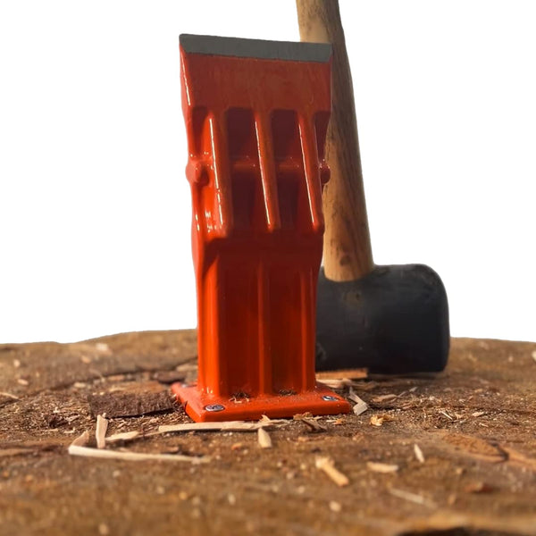 FOREST MASTER USAB 7" Manual Log Splitter for Firewood and Kindling Split with Ease - Small to Medium Logs - Compact and Portable - Ductile Cast Iron