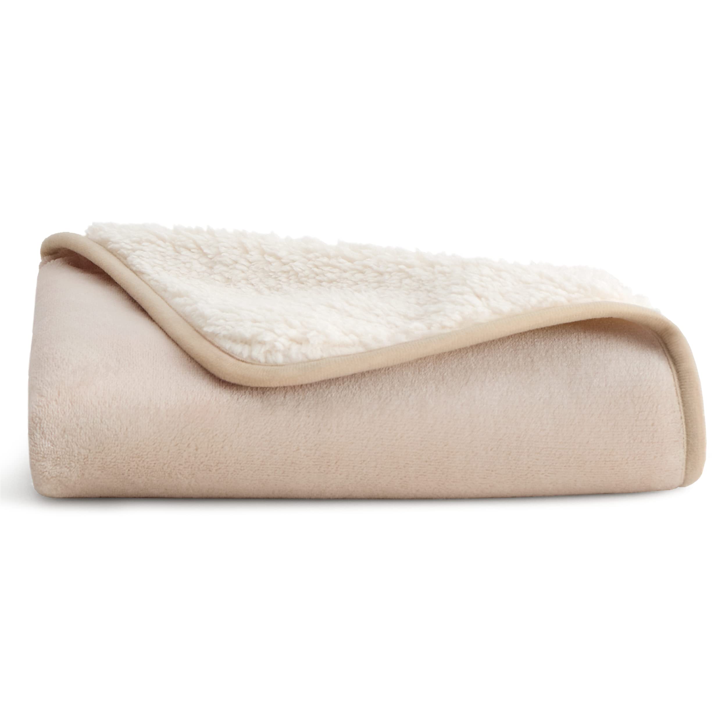 Lesure Waterproof Fleece Blanket Washable - 152x203cm Ultra Soft Grey Dog Blanket Over Sofa Bed Garden, Twin/Double Throw with Soft Plush, Fit All Season