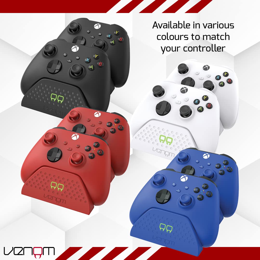 Venom Charging Dock with Rechargeable Battery Pack - Black (Xbox Series X & S/Xbox One)