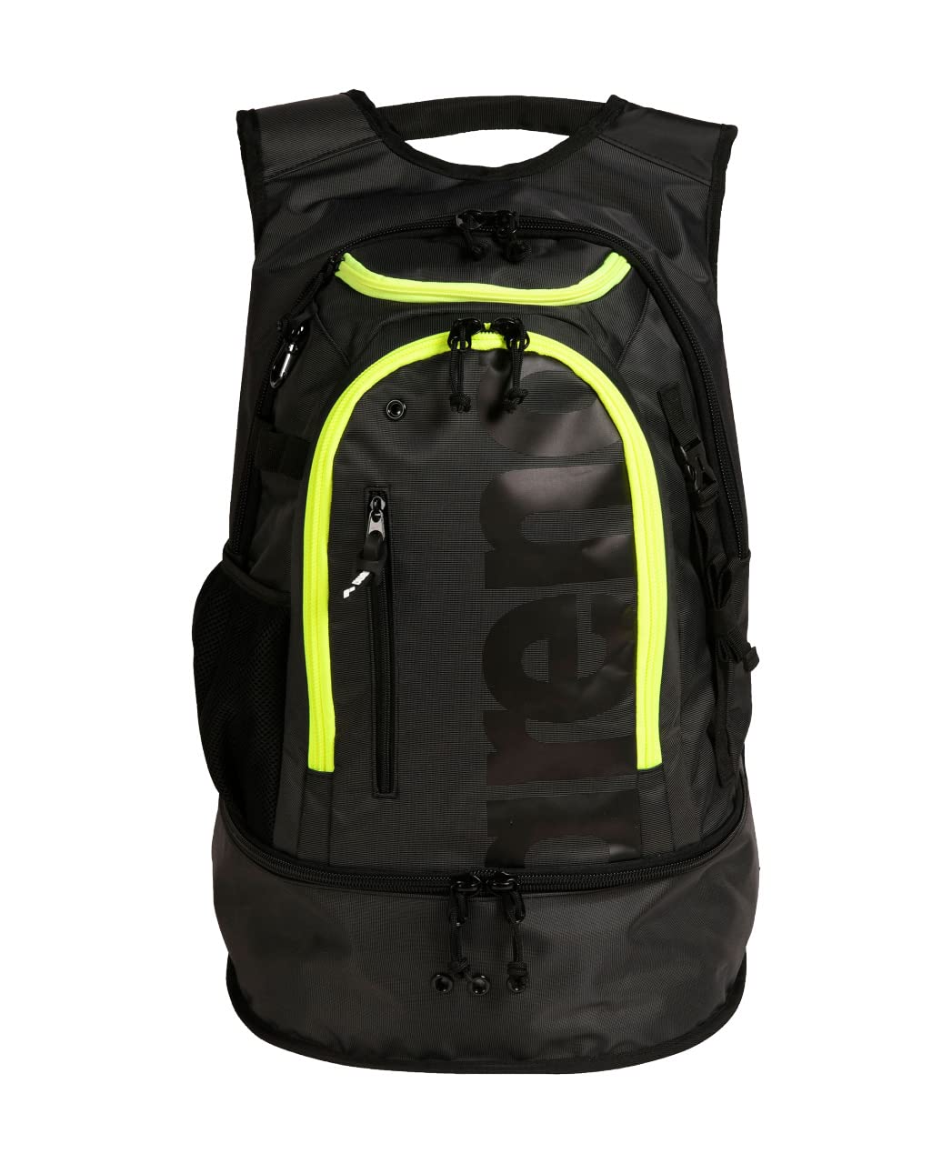 Arena Fastpack 3.0 Sporty Backpack for Swimming, Sea, Gym and Sports, Water-Repellent Travel Bag with Padded Shoulder Straps, Shoe and Wet Clothes Compartment, 40 litres