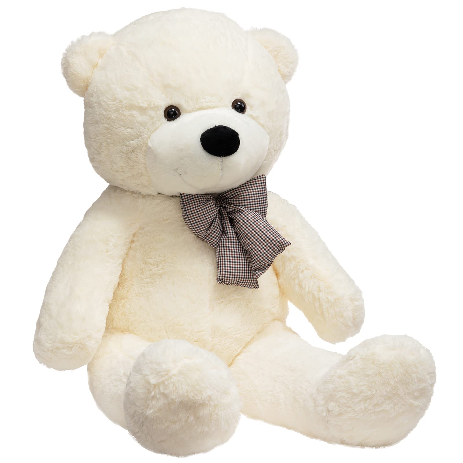 HollyHOME 150cm Giant Teddy Bear Stuffed Animal Large Soft Toys Plush Bear, Light Brown Age 3+