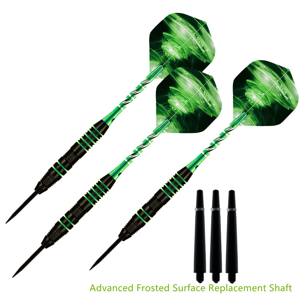 Steel Tip Darts Set,3 Pack Professional Dart with Aluminum Shafts and Darts Case