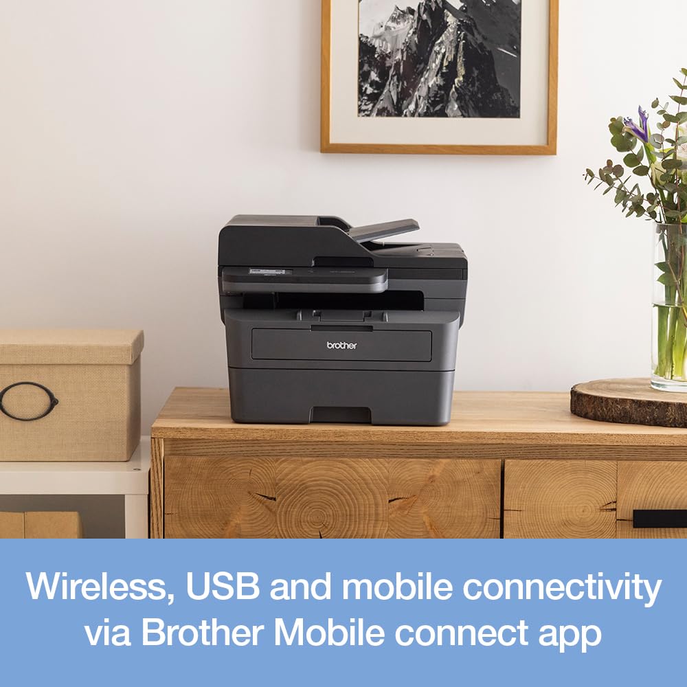 Brother DCP-L2620DW 3-in-1 Mono Laser Printer |Print, copy & scan|Automatic 2-sided print |A4|UK Plug