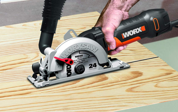 WORX WX439 500W 120mm Black and Orange Worx Saw Compact Circular Saw