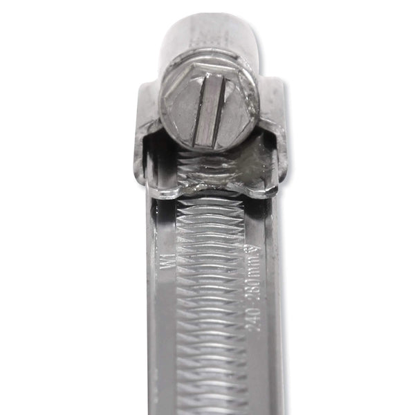 Eclipse Professional Tools ECW1-2A W1 Box of 10 35-50mm (1 ⅜" - 1 ¾") Mild Steel Worm Gear Hose Clamps