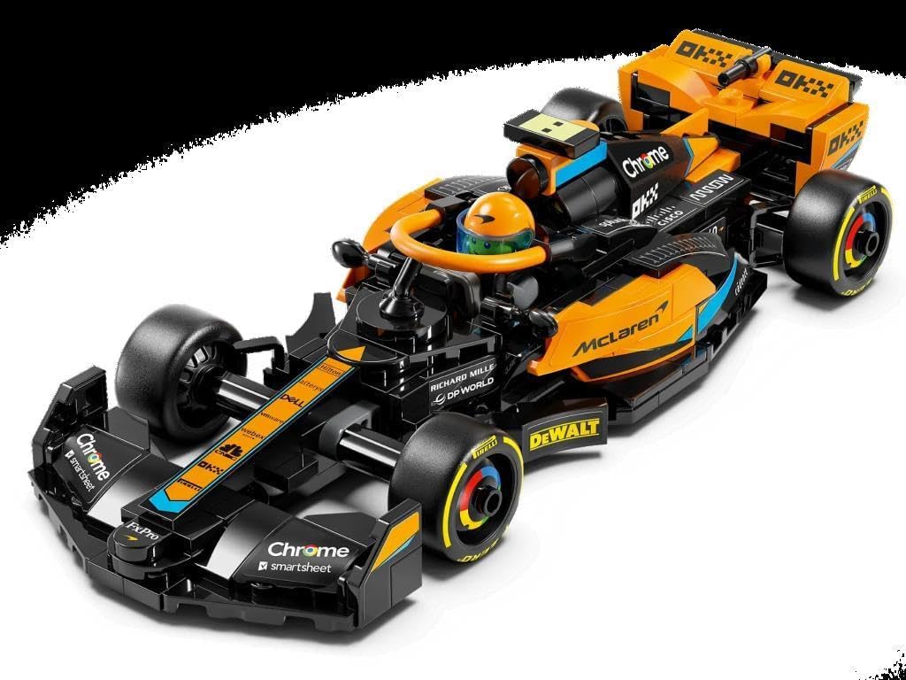 LEGO Speed Champions 2023 McLaren Formula 1 Race Car Toy for 9 Plus Year Old Kids, Boys & Girls who Love Independent Play, Buildable Vehicle Model Set, Kids' Bedroom Decoration, Birthday Gift 76919