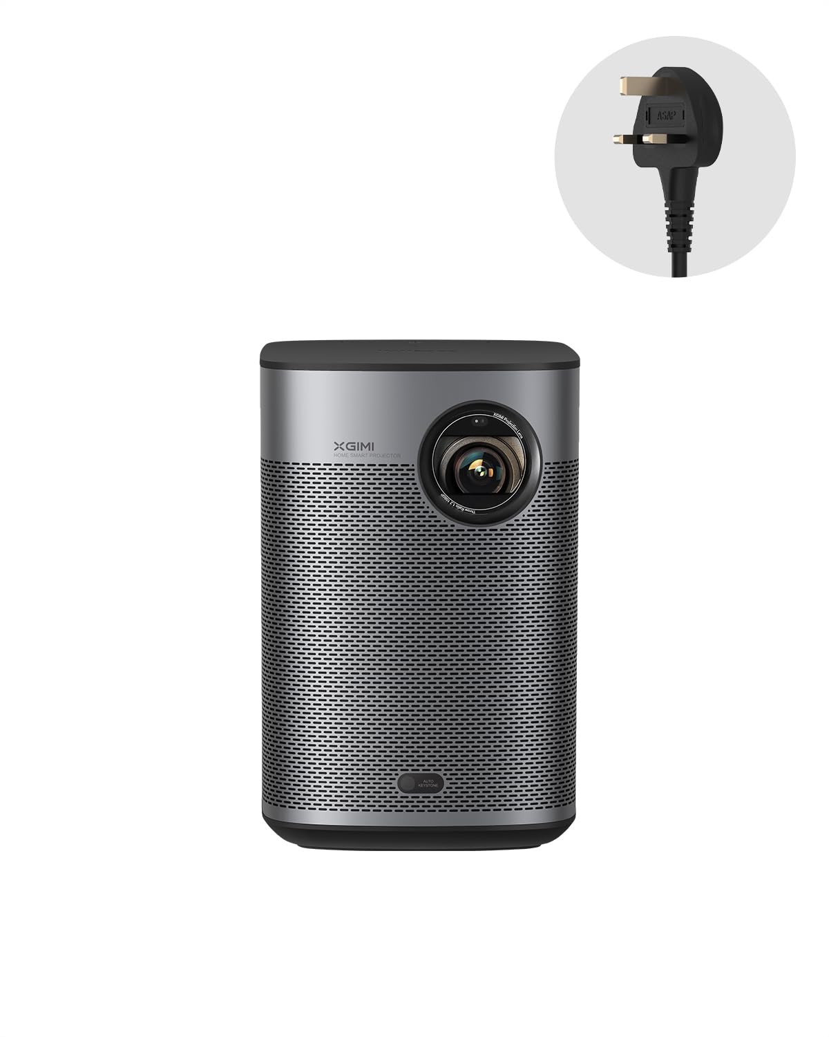 XGIMI Halo+ 1080P Portable Projector, 4K Input Supported, 700 ISO Lumens with Integrated Harman Kardon Speaker, Auto Focus&Keystone,ISA Technology, Android TV 10.0, Wireless Casting WiFi Bluetooth