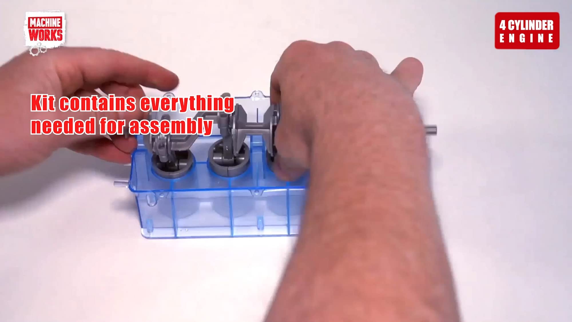 Machine Works Build Your Own Porsche 911 Boxer Engine Toy - Replica Model Building Kit - Features Sounds and Illumination, 280+ Pieces, 10+ Years