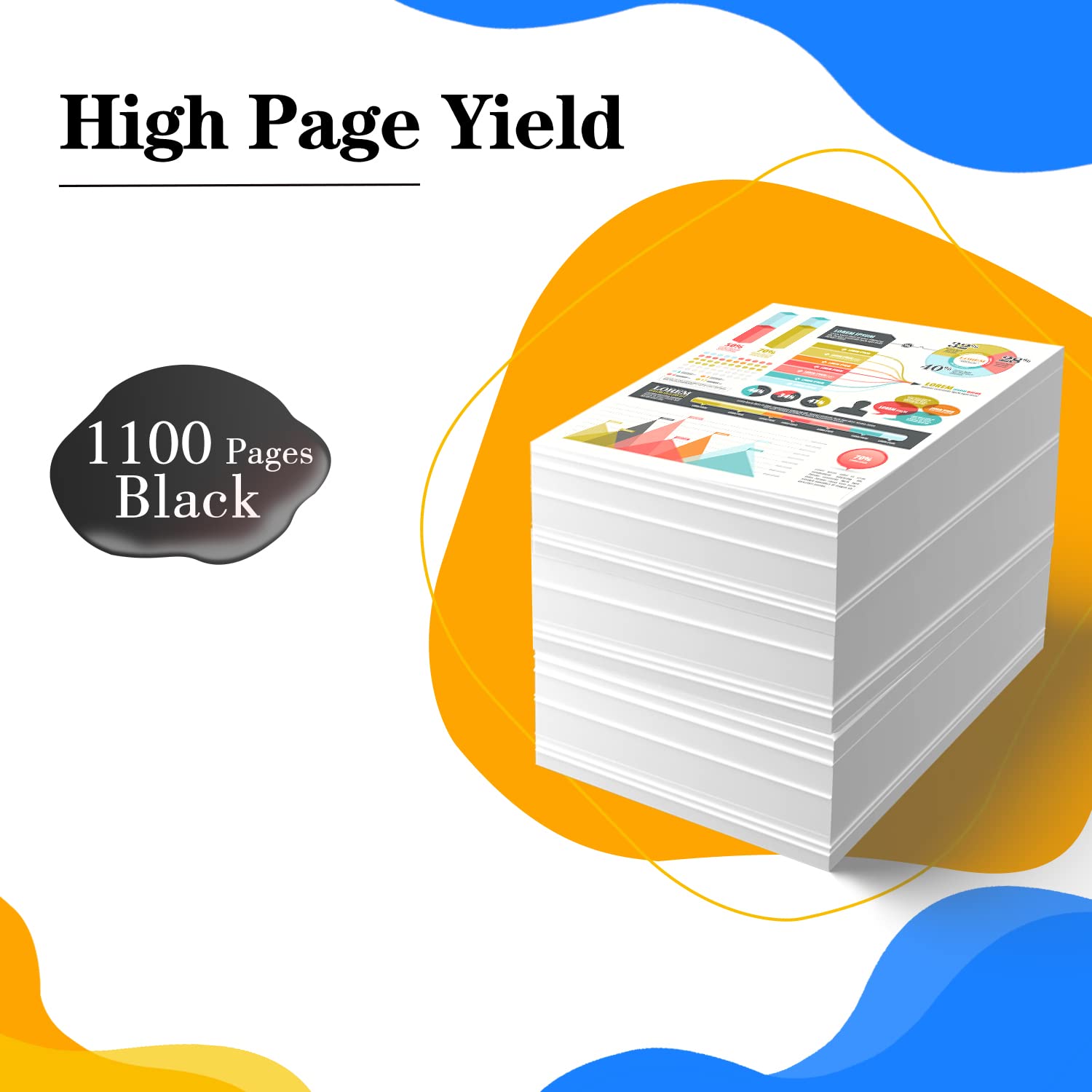 Clorisun 405XL Black Ink Cartridges for Epson 405XL 405 XL Ink for Epson Workforce Pro WF-4820DWF WF-3820 WF-7310 WF-7840DTWF WF-4830DTWF WF-3825DWF WF-4825DWF WF-7835DTWF Printer(2 Black)