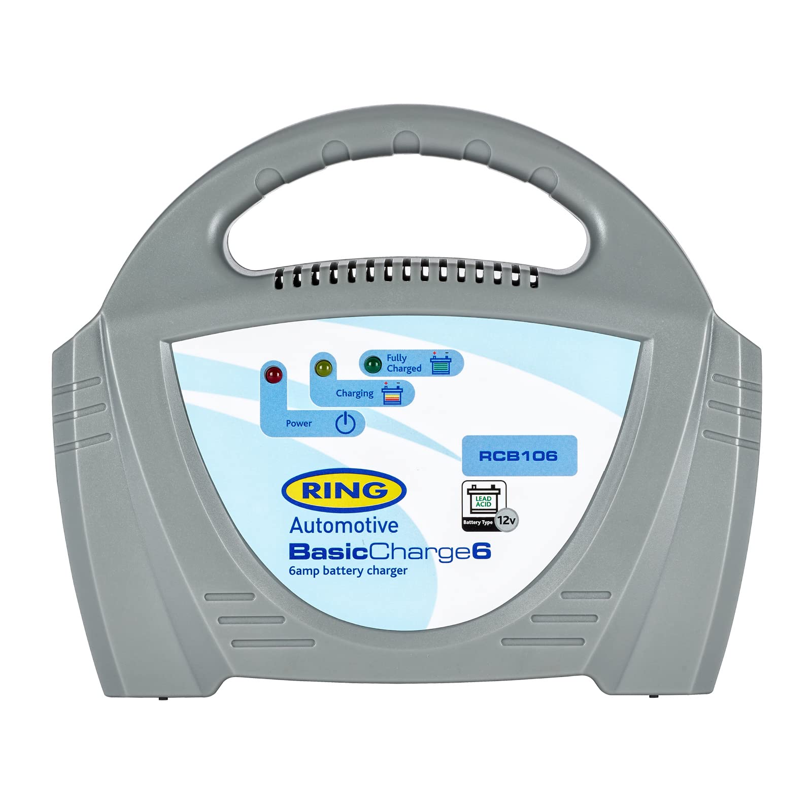 Ring RCB212, 12A Battery Charger, 12V Lead Acid and Gel Batteries, Vehicles up to 3.0L