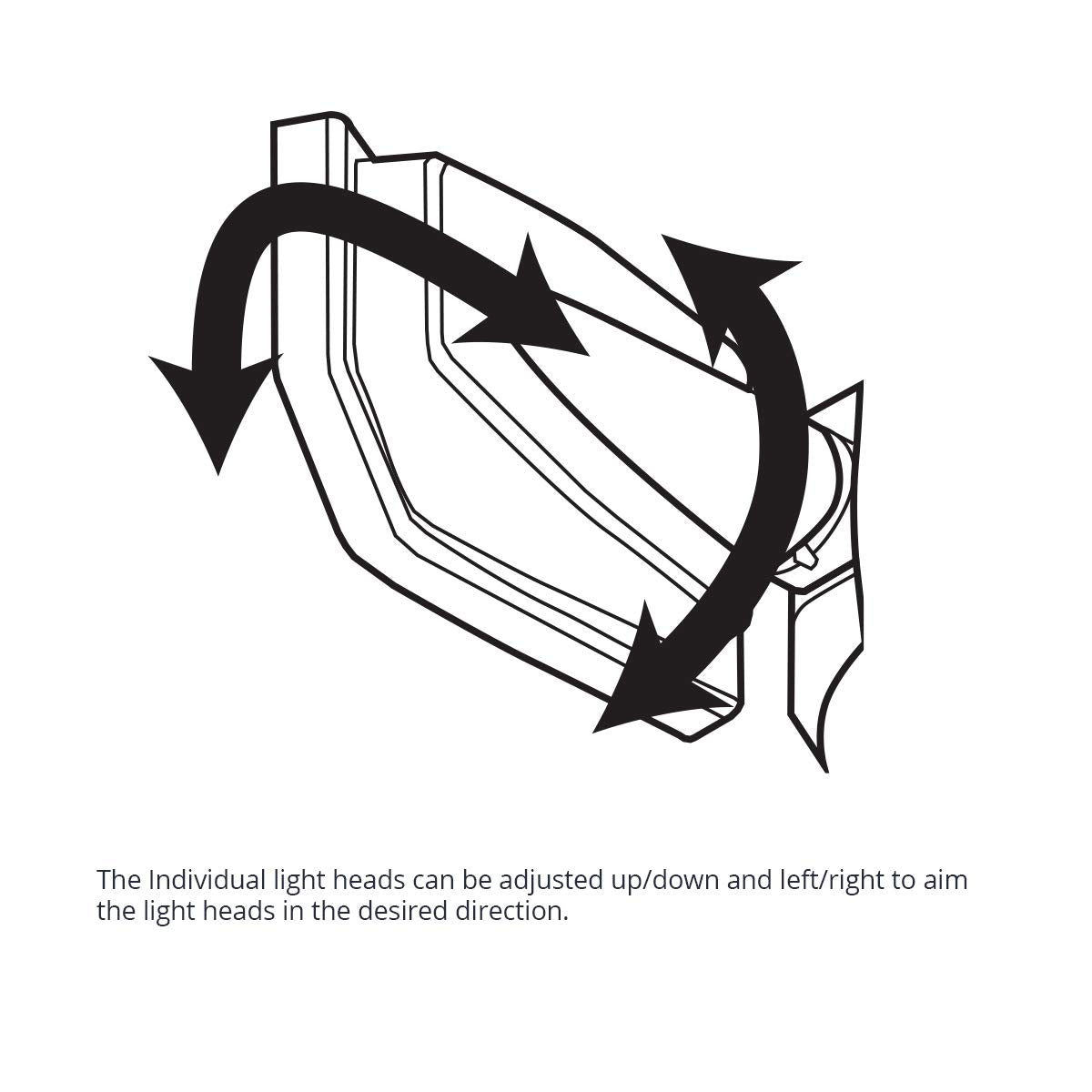 2 Pack of Xtralite NiteSafe X2 Twin Security LED Floodlight, Motion Activated, Wireless Battery Operated with Adjustable Heads, IP44, 400 Lumens