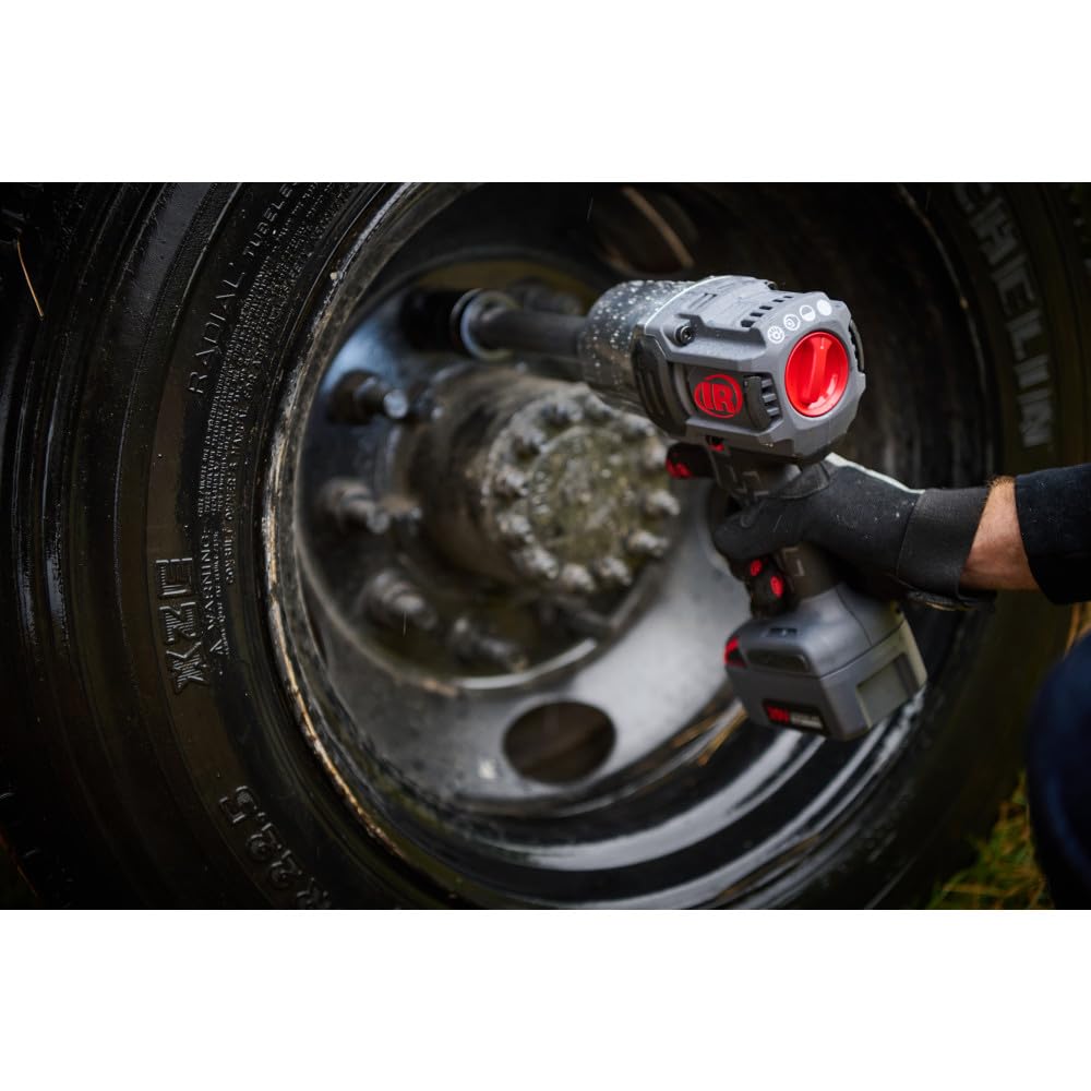 Ingersoll-Rand W7172-K22B-EU Impact Wrench, 3/4 Inch 20V Cordless Impact Wrench, 2X BL2022 Li-Ion Batteries 5.0 Ah + Charger Kit (UK Plug) in Case