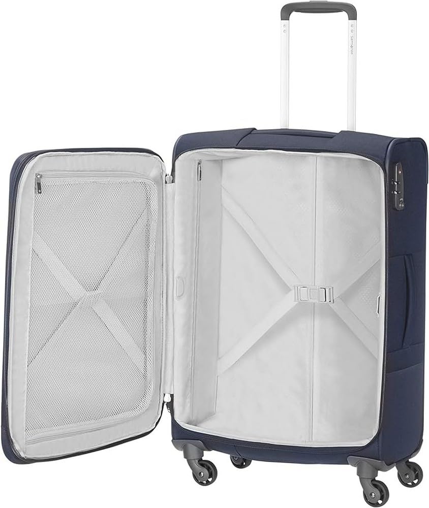 Samsonite Base Boost - Spinner S (L�nge 40 cm) Handkck, 55 cm, 39 l, Blue (Navy Blue)