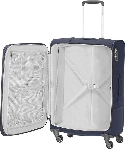 Samsonite Base Boost - Spinner S (L�nge 40 cm) Handkck, 55 cm, 39 l, Blue (Navy Blue)