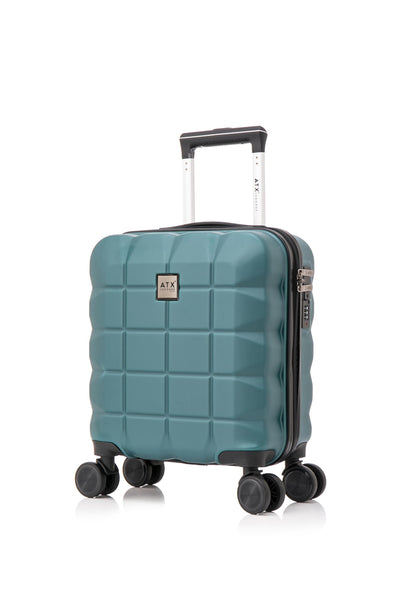 ATX Luggage Suitcase Large on 4 Dual Spinner Wheels Super Lightweight ABS Hard Shell Hold Check in with Built-in TSA Lock (Orange, 110 Liter)