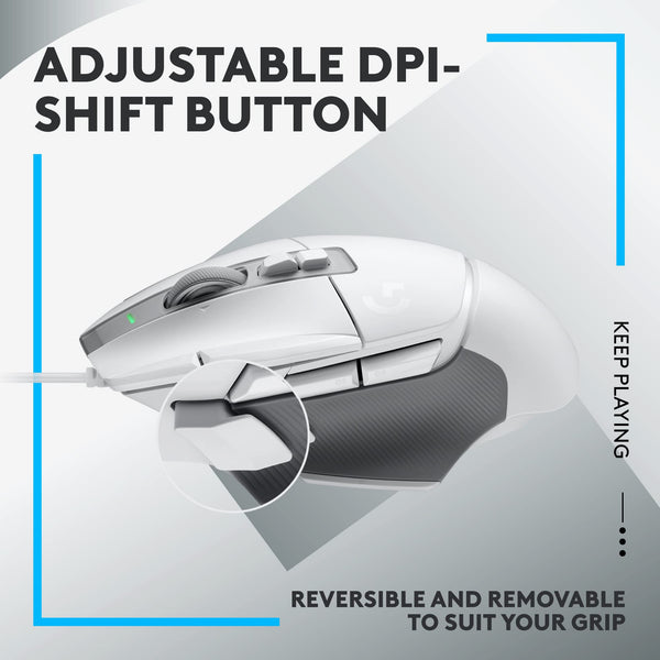 Logitech G G502 X PLUS LIGHTSPEED Wireless RGB Gaming Mouse - Optical mouse with LIGHTFORCE hybrid switches, LIGHTSYNC RGB, HERO 25K gaming sensor, compatible with PC - macOS/Windows - Black