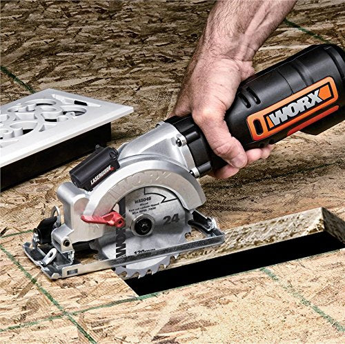WORX WX439 500W 120mm Black and Orange Worx Saw Compact Circular Saw