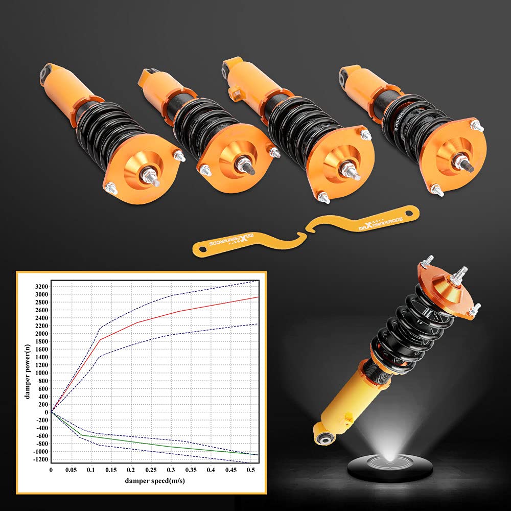 maXpeedingrods Coilovers Lowering Kit for Mazda MX5 MX-5 NA NB 1990-2005 Adjustable Hight Struts Shock Absorber Suspension