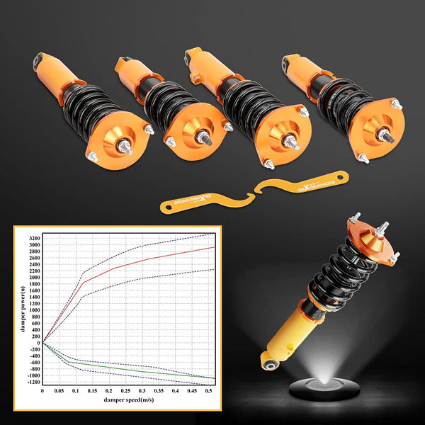 maXpeedingrods Coilovers Lowering Kit for Mazda MX5 MX-5 NA NB 1990-2005 Adjustable Hight Struts Shock Absorber Suspension