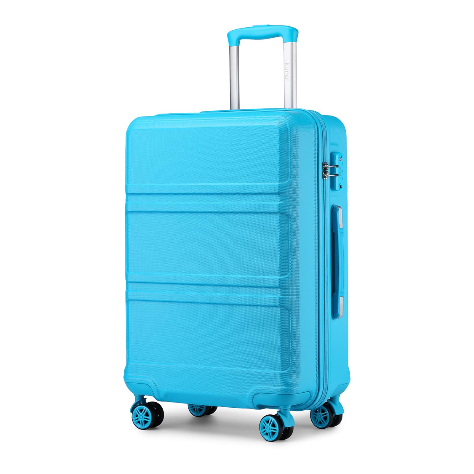 Kono Fashion Hand Luggage Lightweight ABS Hard Shell Trolley Travel Suitcase