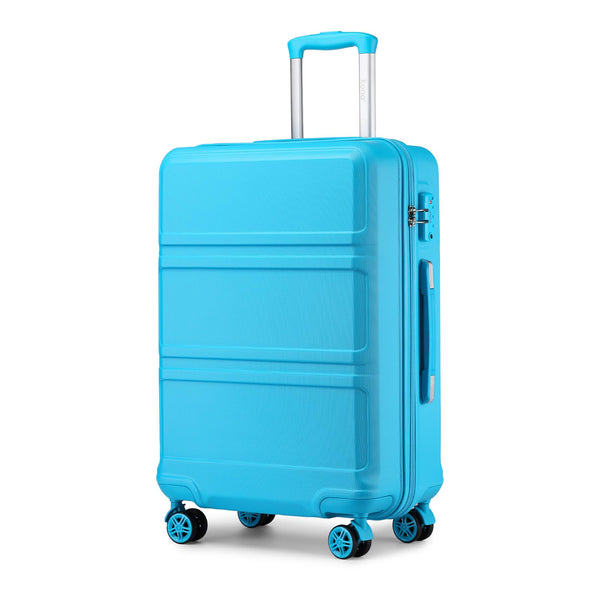 Kono Fashion Hand Luggage Lightweight ABS Hard Shell Trolley Travel Suitcase