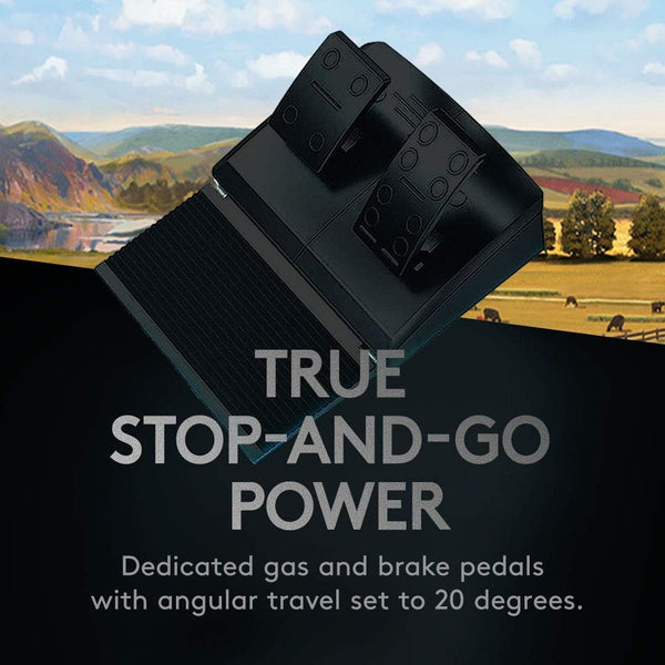 Logitech G Saitek Farm Sim Controller, Heavy Equipment Bundle for Farming Simulator, Gaming Steering Wheel and Pedals with Control Panel, 900° Wheel, 38+ Assignable Buttons, USB, PC/Mac - Black