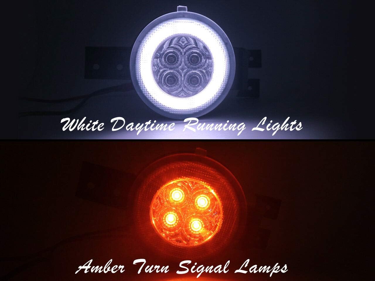 GAZOZ PERFORMANCE LED Turn Signal Indicator Halo Ring Light Smoke R50 R52 R53 S