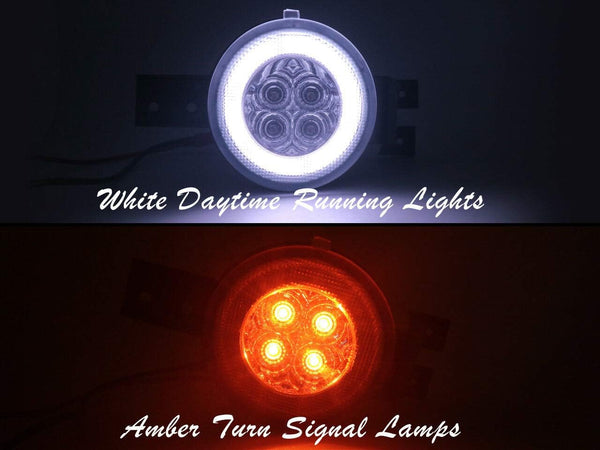 GAZOZ PERFORMANCE LED Turn Signal Indicator Halo Ring Light Smoke R50 R52 R53 S