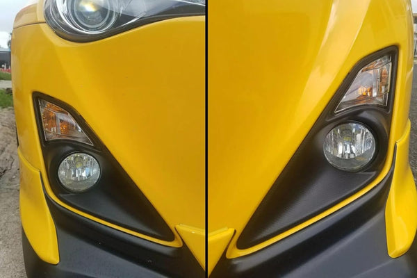 GAZOZ PERFORMANCE Exterior Accessories - Fog Light Bezel Covers 2pc for 2012-2016 Scion FR-S Toyota GT86 Front Bumper