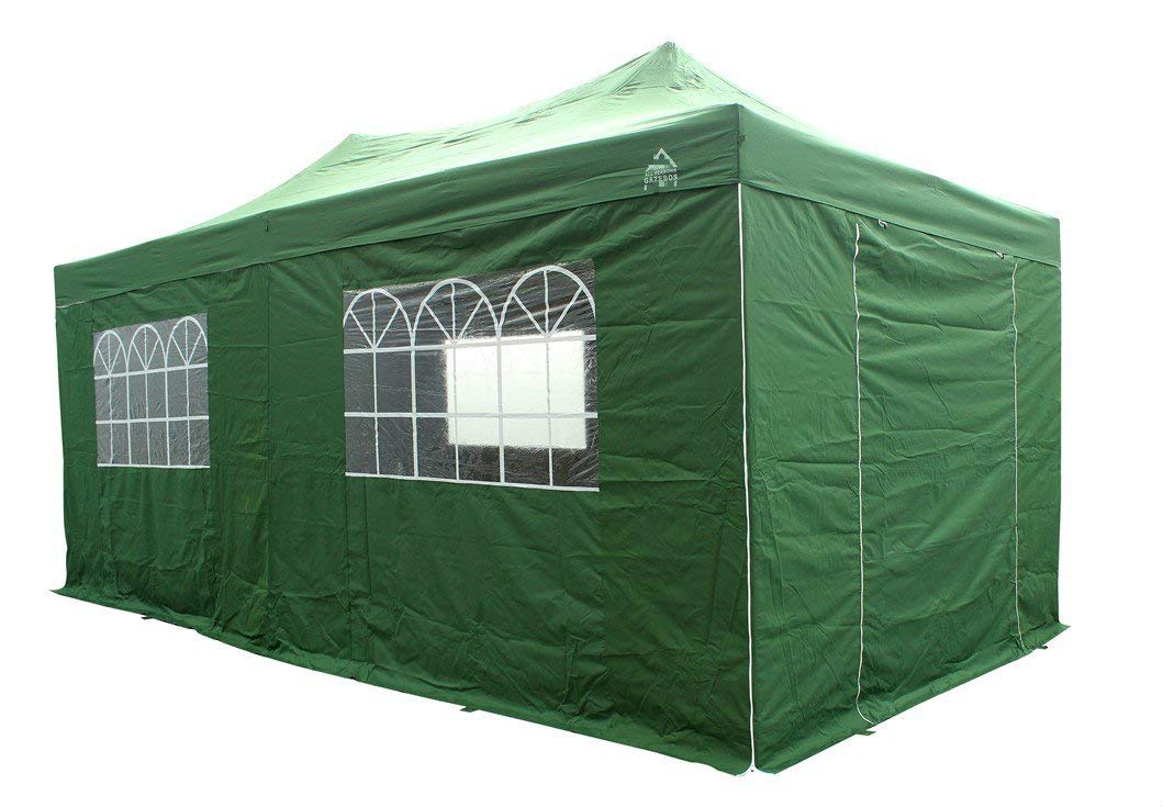 All Seasons Gazebos Heavy Duty, 100% waterproof, 3x6m Pop up Gazebo with 4 x fully waterproof superior Side Walls. 17 Colours ava