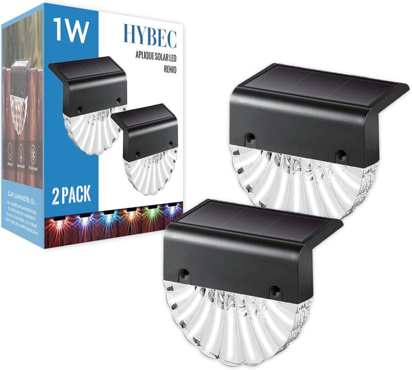 HYBEC - Outdoor Solar Stair Light, Solar Stair Light, Solar Stair Light, Solar Stair Light, Outdoor Solar Light for Stairs, Outdoor Stair Solar Light