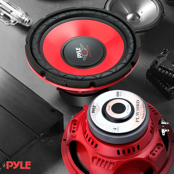 Pyle PLW10RD 600W 10 inch Subwoofer
