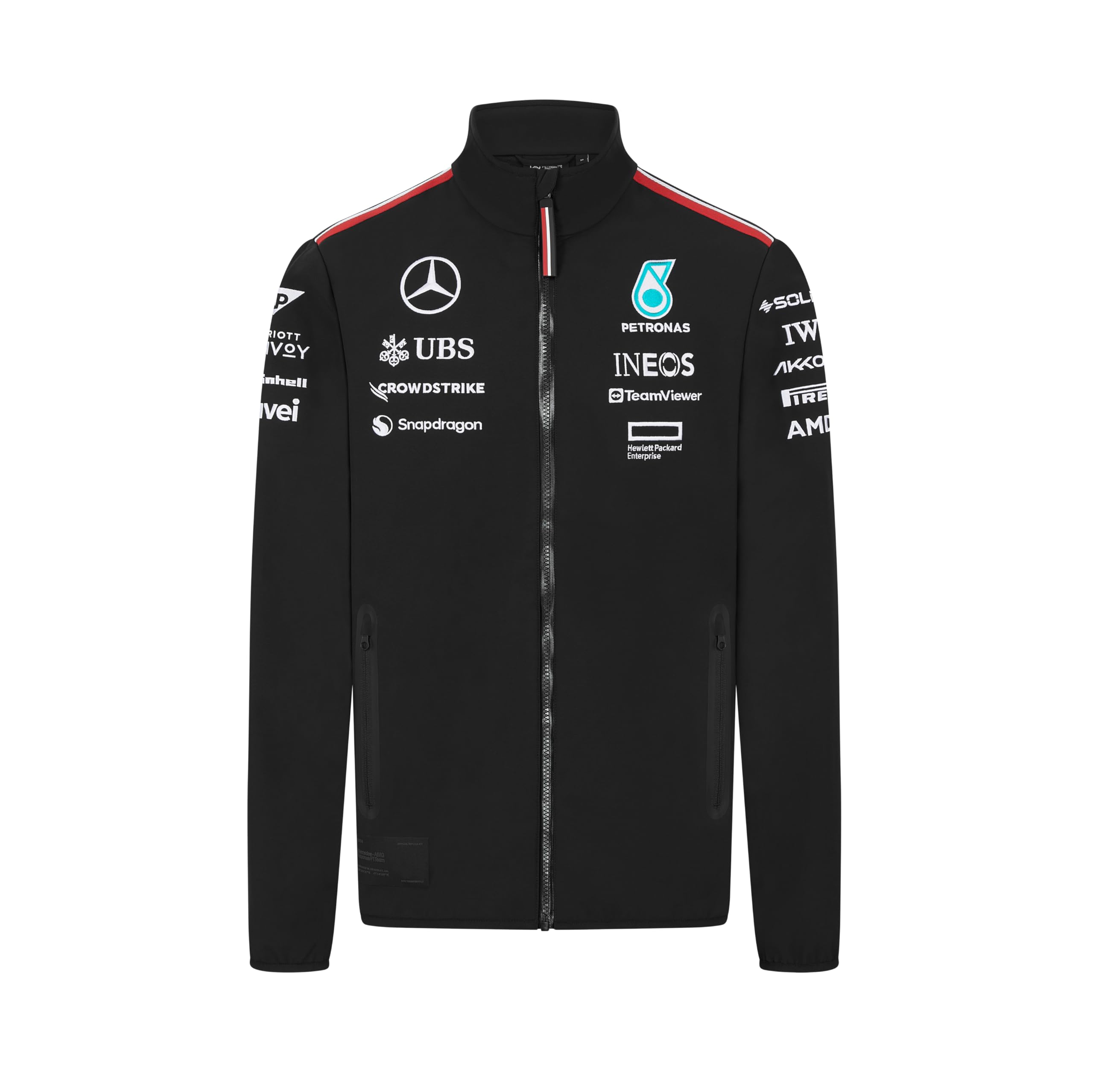 Mercedes AMG Petronas F1 Men's 2024 Team Softshell Jacket