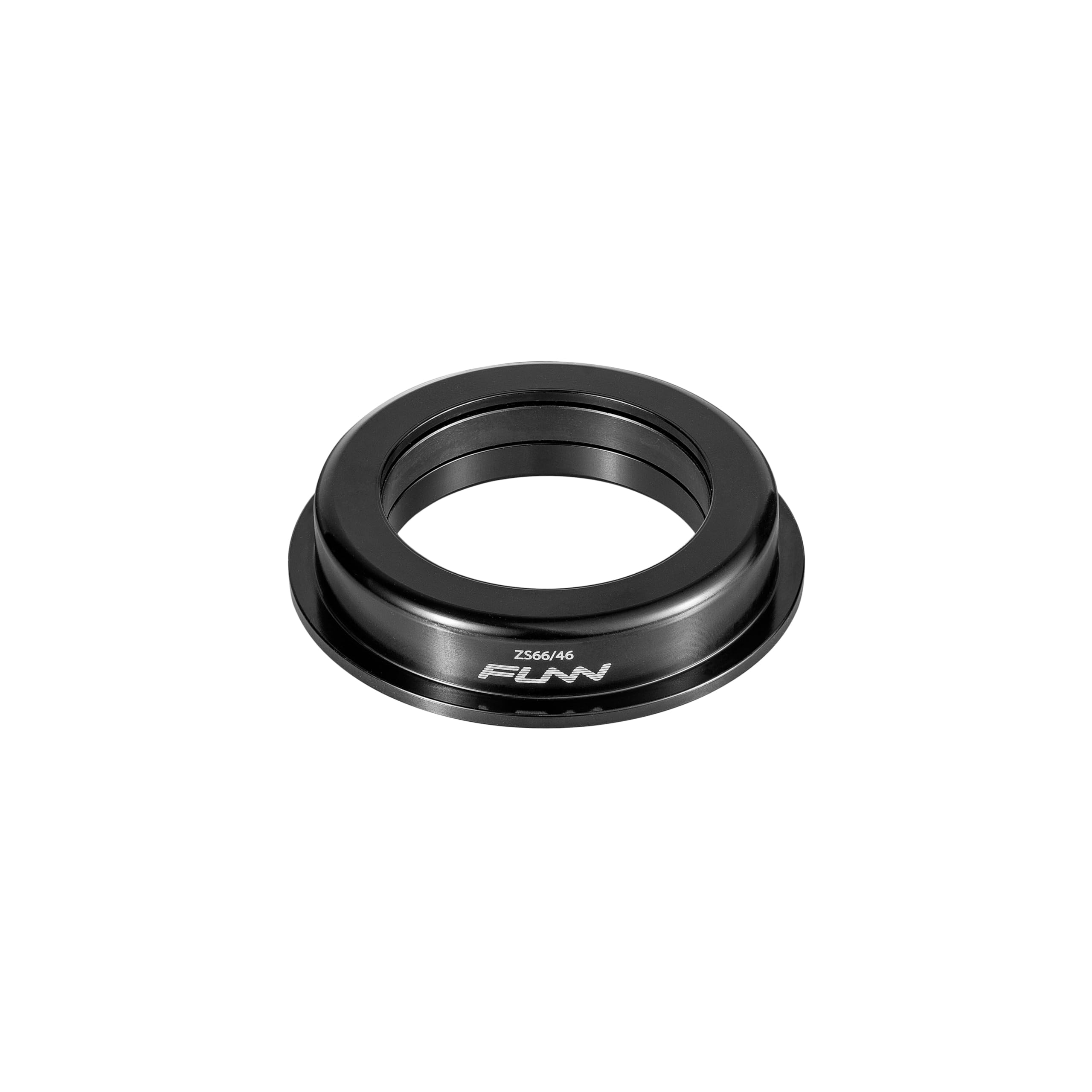 Funn Descend Lower Headset ZS66/46, Zero Stack Angular Contact Bearing Lower Headset, Durable and Lightweight Alloy Headset for Mountain Bike, BMX