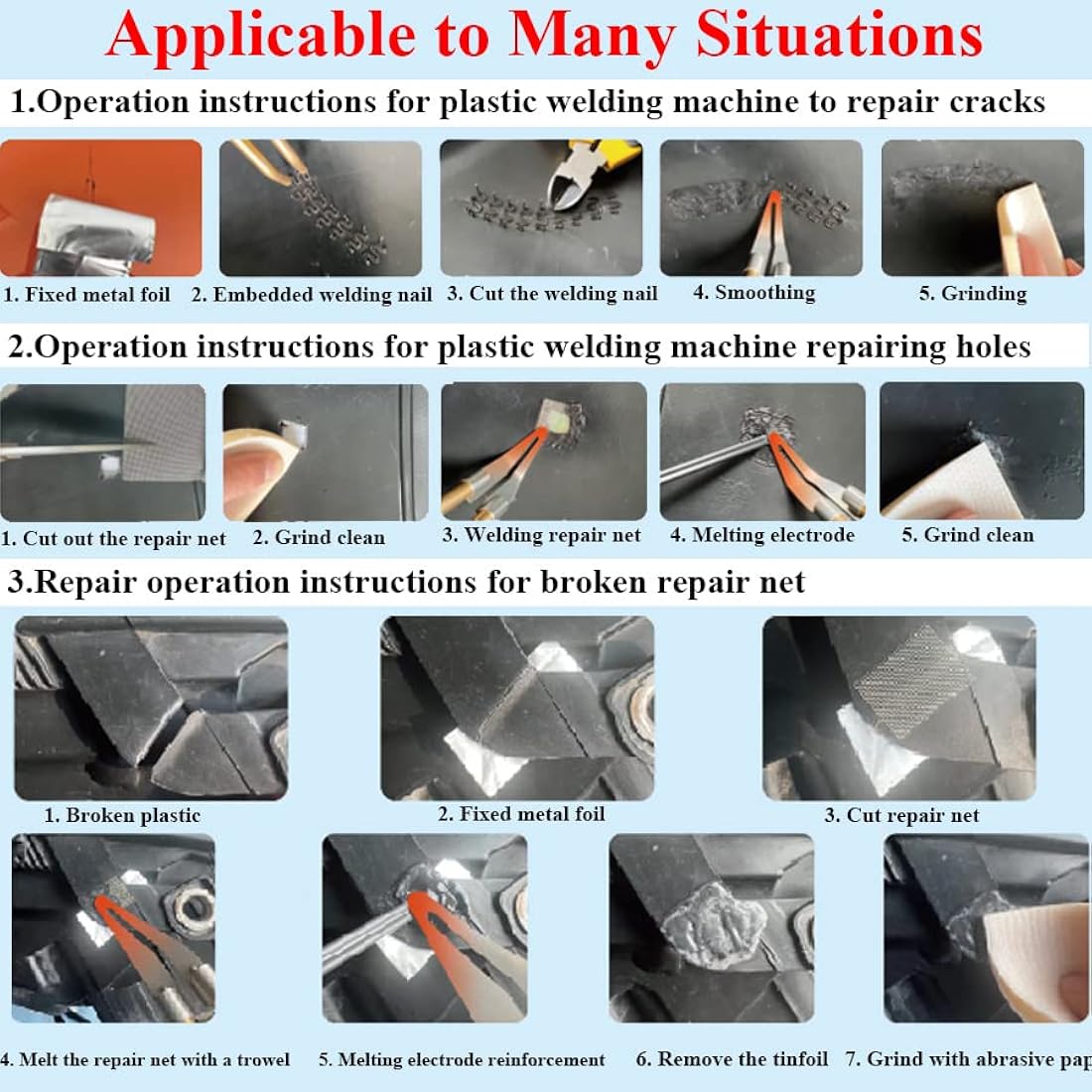 150W Plastic Welding Kit&Plastic Welder,2 in1 Plastic Welder Gun Soldering Kit,Hot Stapler Plastic Welding Car Bumper Repair Kit with 64pcs Plastic Welding Rods&800pcs Staples for Plastic Crack Repair