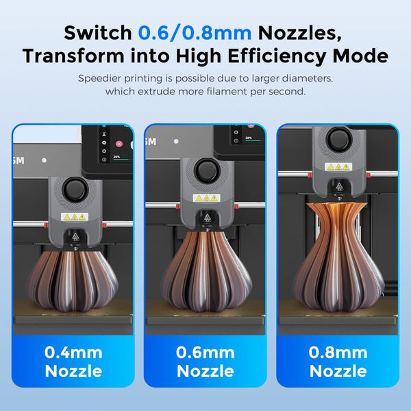 FLASHFORGE AD5M 3D Printer Fully Auto Calibration Print with 1-Click Max 600mm/s Speed, All-Metal CoreXY Structure Precise Printing, Easy-Maintenance Quick-Swap Nozzle, Print Size 220x220x220mm