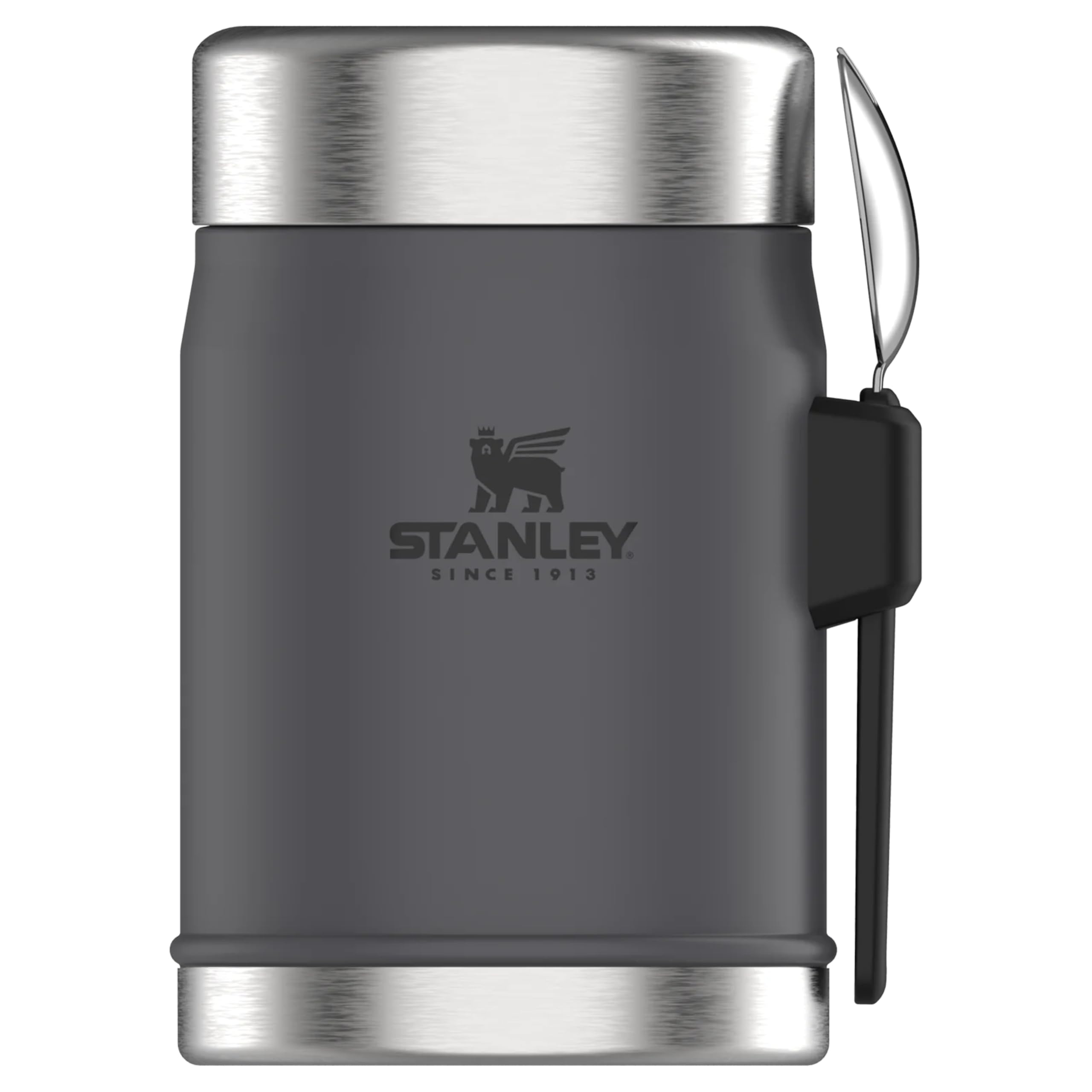 Stanley Classic Legendary Food Jar 0.4L With Spork - Keeps Cold For 7 Hours - BPA-Free Stainless Steel Soup Flask - Leakproof - Dishwasher Safe - Rose Quartz