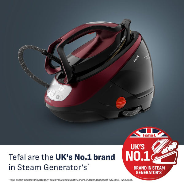 Tefal ProExpress Protect Steam Generator Iron, 7.5-Bar High Pressure, 560g/min Steam Boost, 135g/min Steam Output, No-Setting Technology, Anti-Drip Protection, 1.8 Litre, Blue & White,GV9224