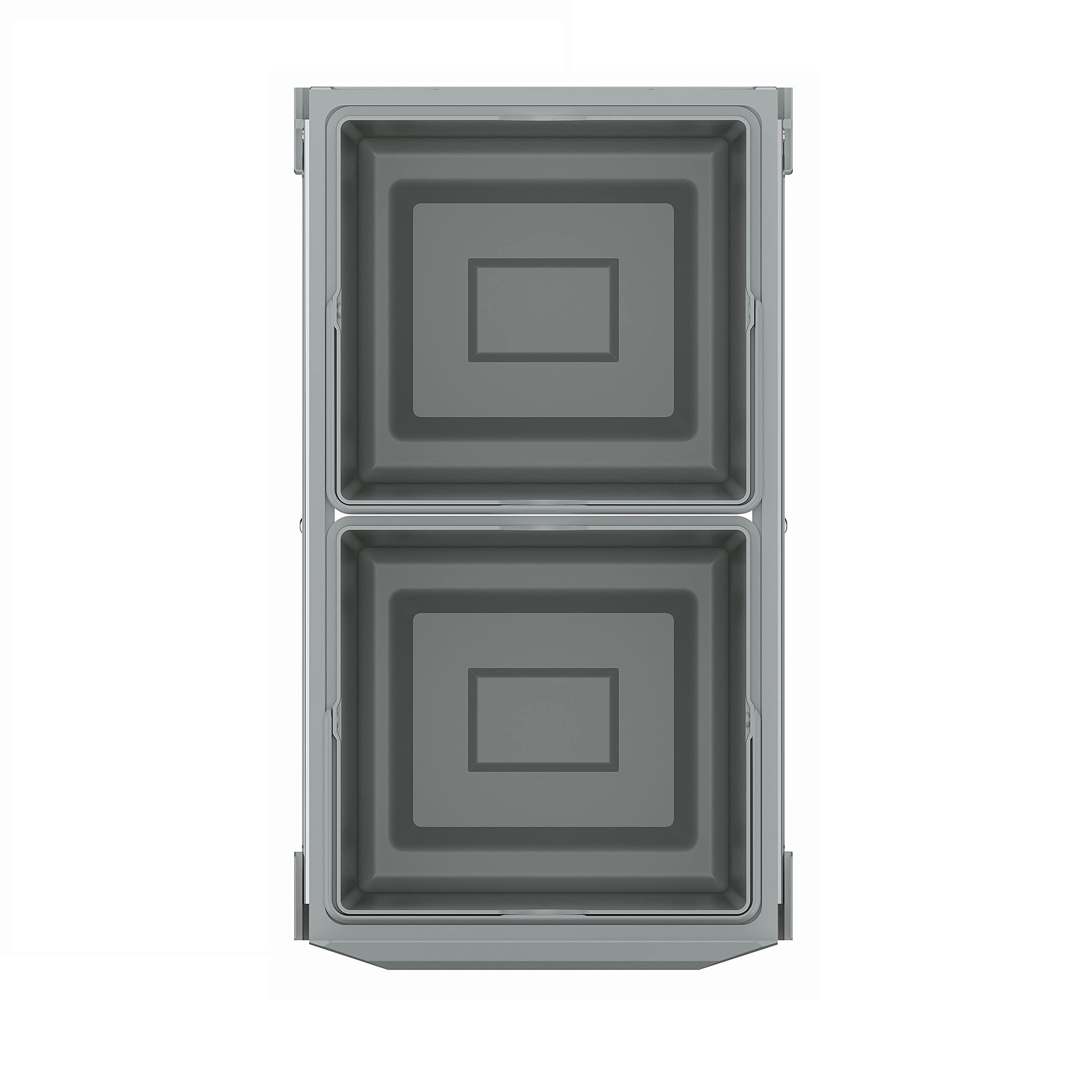 GROHE Kitchen Waste System - 2 Bins (15L Each), Telescopic Action, Floor Mounted for Cabinets 30 cm or Wider, Fits with GROHE Blue Home and GROHE Red